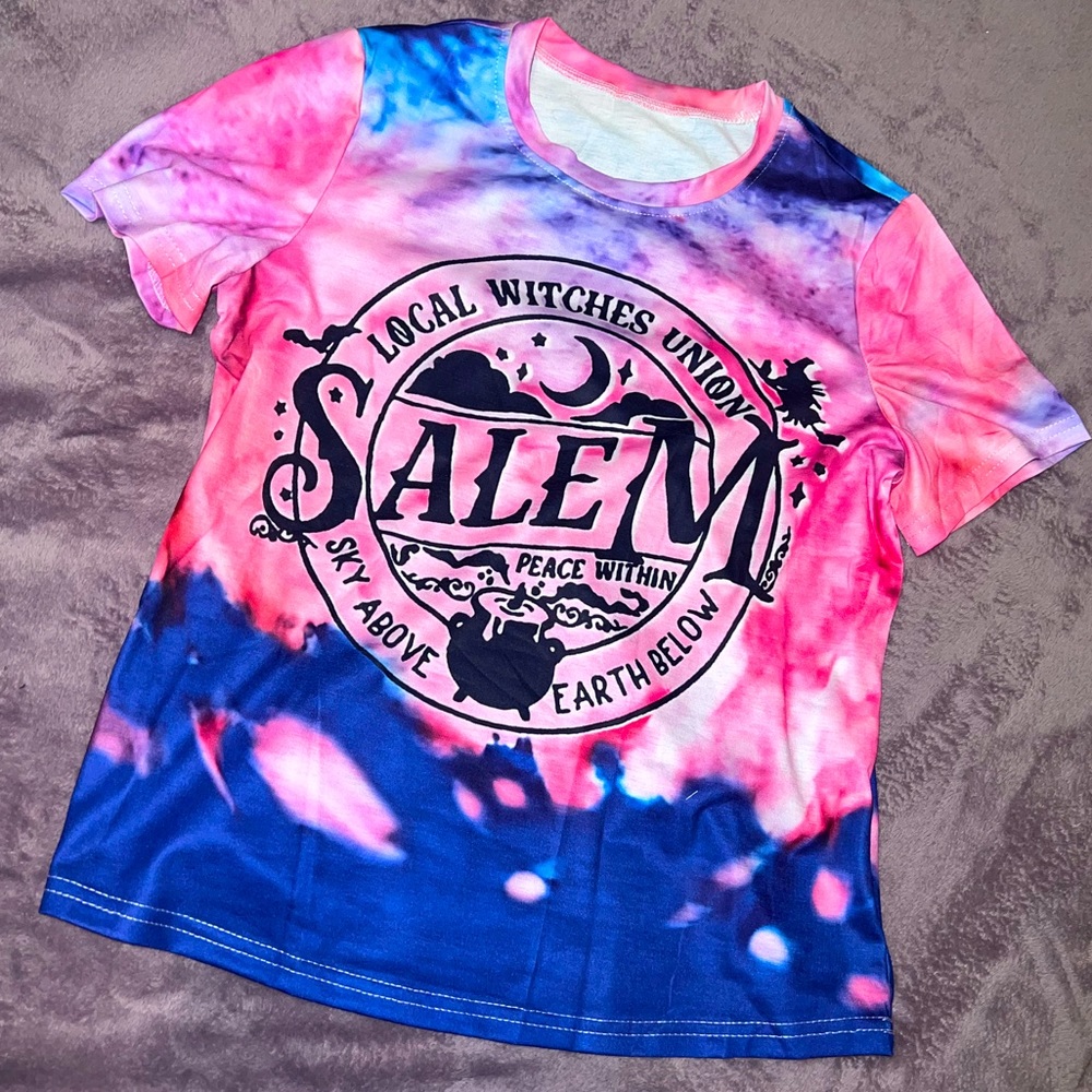 Salem Witch Tie-Dye Shirt ✨